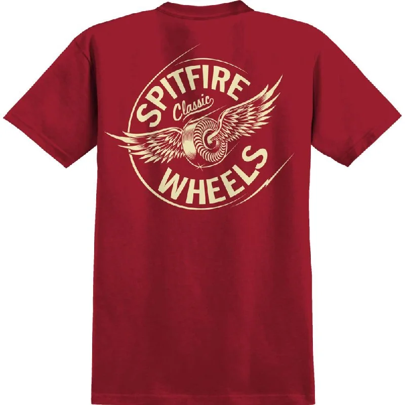 Spitfire T-Shirt Flying Classic - Maroon