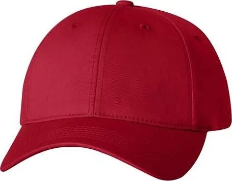 Sportsman 2260 Adult Cotton Twill Cap - Red