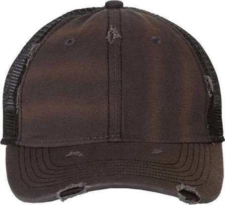 Sportsman 3150 Bounty Dirty-Washed Mesh-Back Cap - Charcoal Black