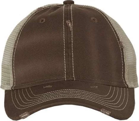 Sportsman 3150 Bounty Dirty-Washed Mesh-Back Cap - Fatigue Khaki