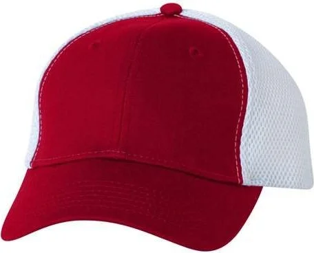 Sportsman 3200 Spacer Mesh-Back Cap - Red White