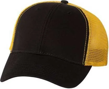 Sportsman AH80 Bio-Washed Trucker Cap - Black Gold