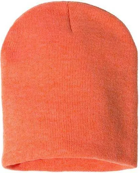 Sportsman SP08 8" Knit Beanie - Heather Orange