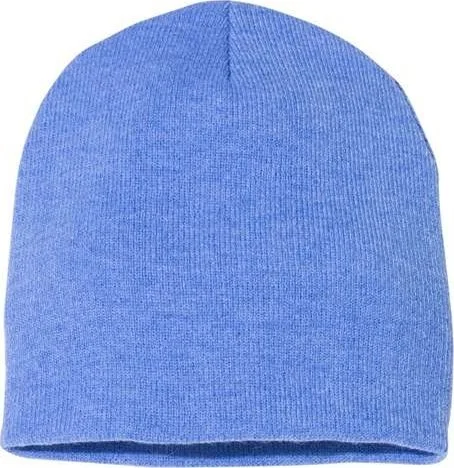 Sportsman SP08 8" Knit Beanie - Heather Royal