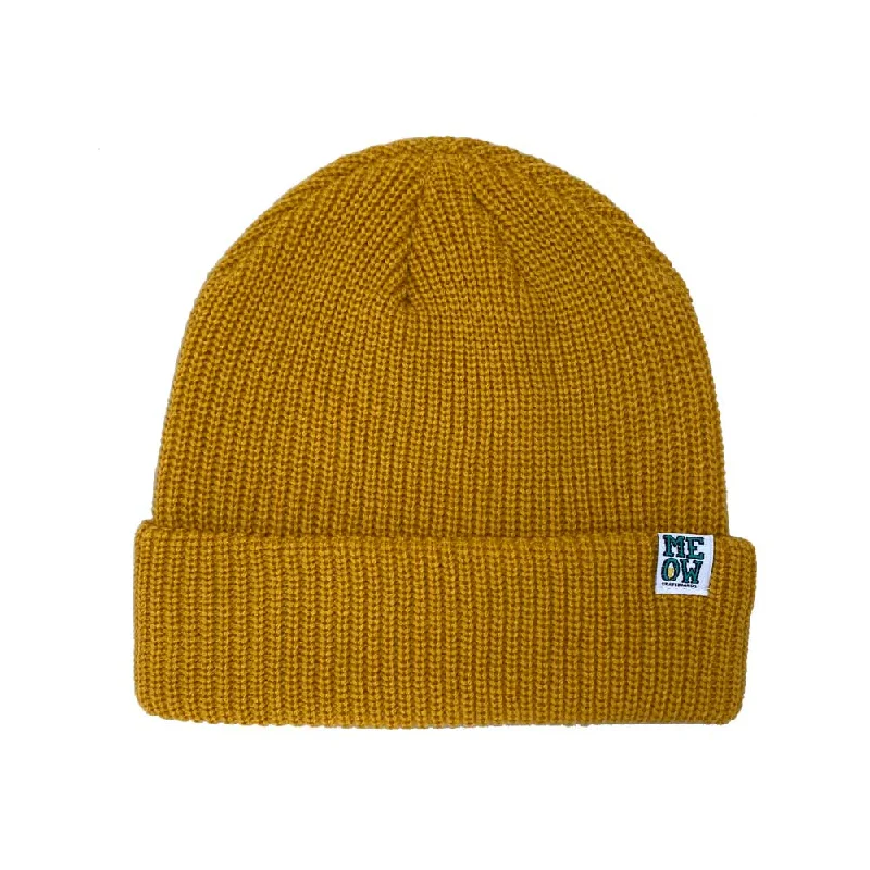 Stacked Cuff Beanie [Mustard]