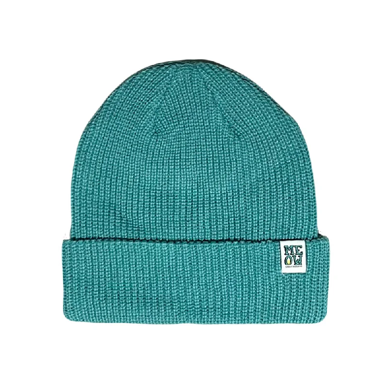 Stacked Cuff Beanie [Teal]