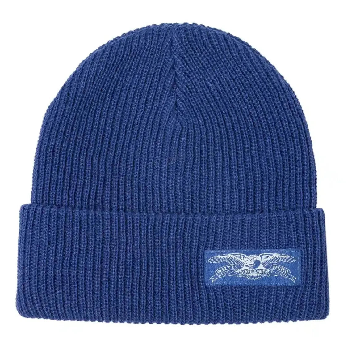 Stock Eagle Label Cuff Beanie | Blue