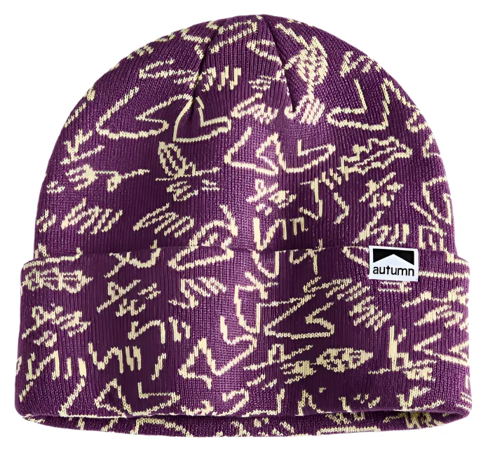 Surplus Gus Camo Beanie | Eggplant