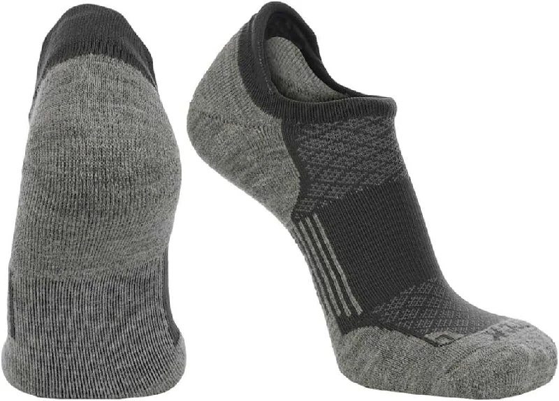 TCK Tour Golf Socks for Men and Women's No Show - Graphite Gray