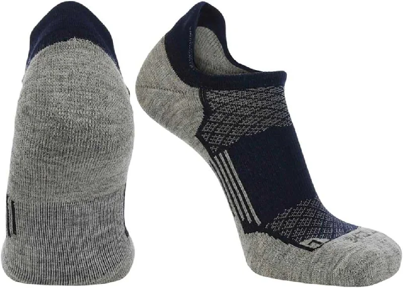 TCK Tour Golf Socks for Men and Women's No Show - Navy Gray