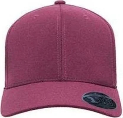 Team 365 ATB100 By Flexfit Adult Cool & Dry Mini Pique Performance Cap - Sport Maroon