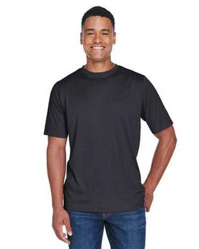 Team 365 TT11H Men's Sonic Heather Performance T-Shirt - Black Heather