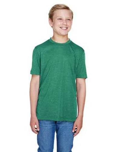 Team 365 TT11HY Youth Sonic Heather Performance T-Shirt - Sportforest Heather