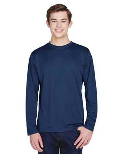 Team 365 TT11L Men's Zone Performance Long-Sleeve T-Shirt - Sport Dark Navy