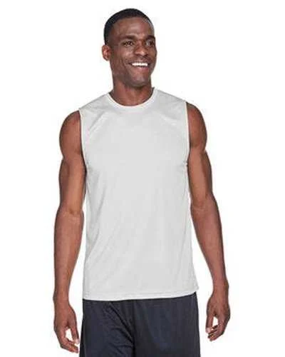 Team 365 TT11M Men's Zone Performance Muscle T-Shirt - Sport Silver