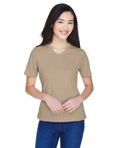 Team 365 TT11W Ladies' Zone Performance T-Shirt - Desert Khaki