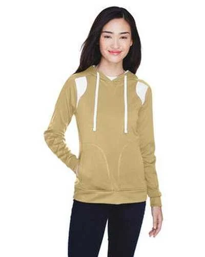 Team 365 TT30W Ladies' Elite Performance Hoodie - Sportvgas Gold White