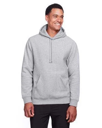 Team 365 TT96 Adult Zone Hydrosport Heavyweight Pullover Hooded Sweatshirt - Athletic Heather