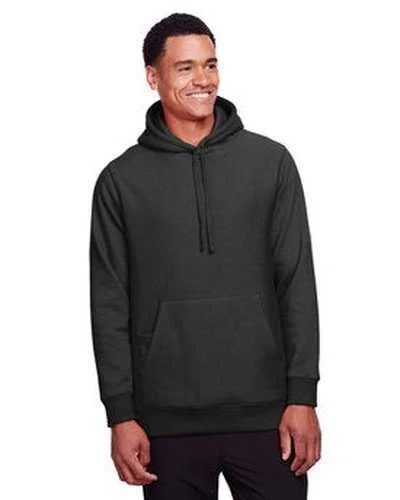 Team 365 TT96 Adult Zone Hydrosport Heavyweight Pullover Hooded Sweatshirt - Black