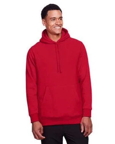 Team 365 TT96 Adult Zone Hydrosport Heavyweight Pullover Hooded Sweatshirt - Sport Red