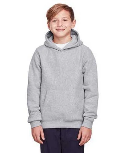 Team 365 TT96Y Youth Zone Hydrosport Heavyweight Pullover Hooded Sweatshirt - Athletic Heather