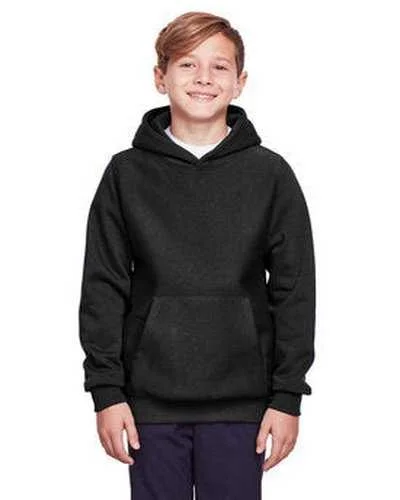 Team 365 TT96Y Youth Zone Hydrosport Heavyweight Pullover Hooded Sweatshirt - Black