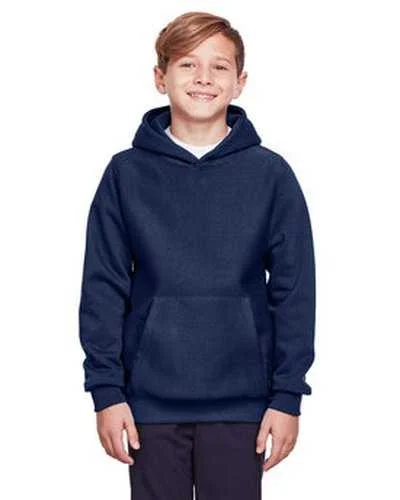 Team 365 TT96Y Youth Zone Hydrosport Heavyweight Pullover Hooded Sweatshirt - Sport Dark Navy