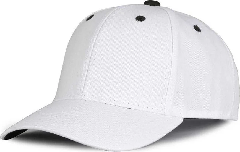 The Game GB2016 White Snapback Cotton Twill Cap - White Dark Green