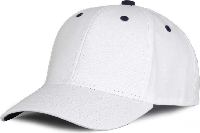 The Game GB2016 White Snapback Cotton Twill Cap - White Navy