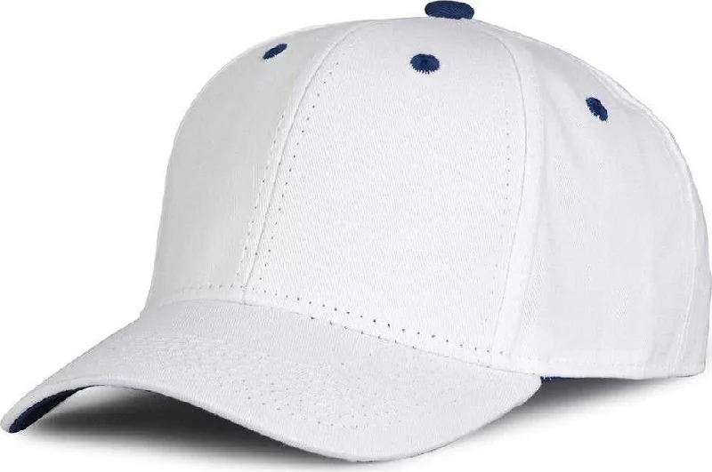 The Game GB2016 White Snapback Cotton Twill Cap - White Royal