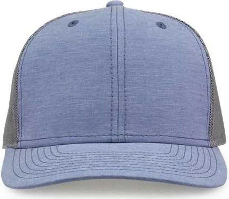 The Game GB452E Everyday Trucker Cap - Heather Light Blue