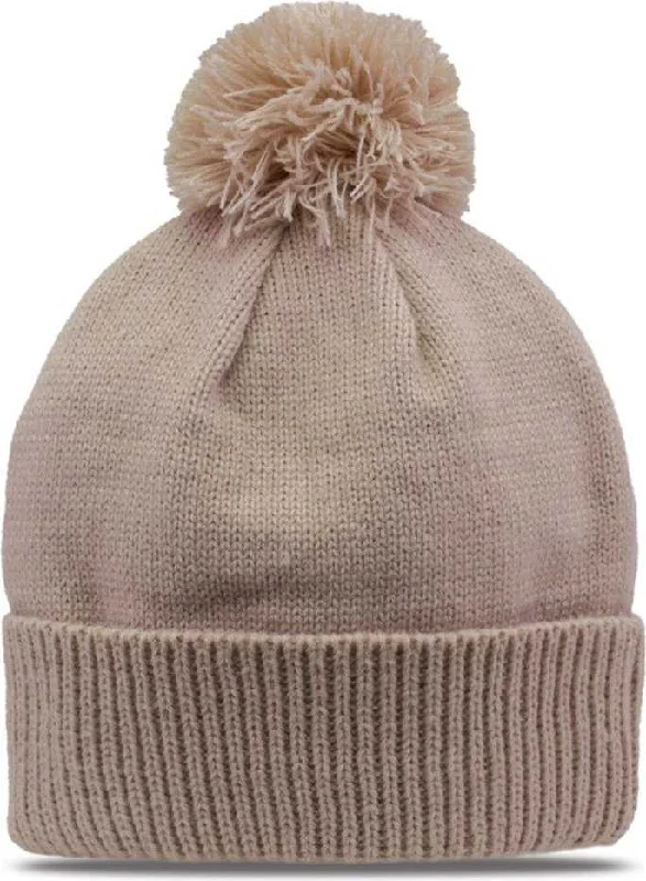 The Game GB472 Rollup Beanie with Pom - Stone