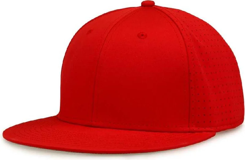 The Game GB906Y Youth Perforated GameChanger Snapback Cap - Red