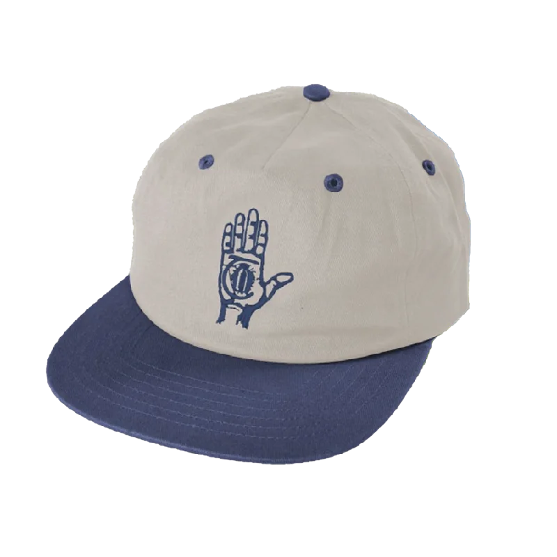 Theories Hand Of Theories Cotton Twill Cap  (navy embroidery_