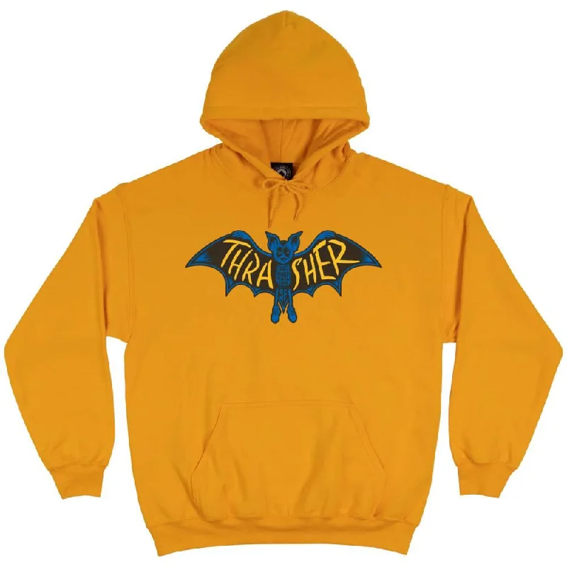 Thrasher Hoody Bat - Gold