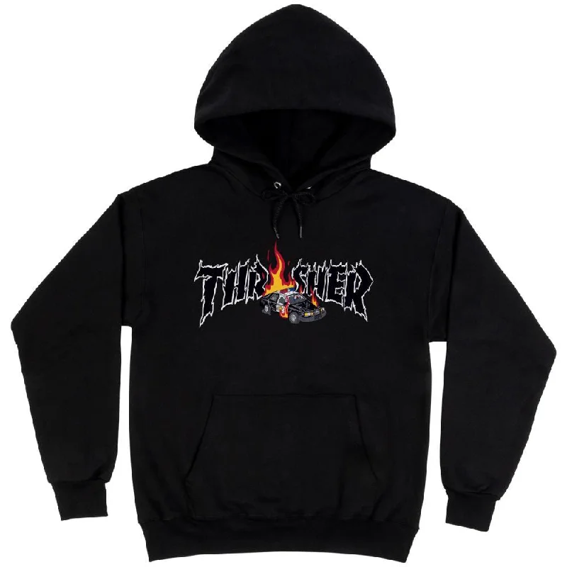 Thrasher Hoody Cop Car - Black