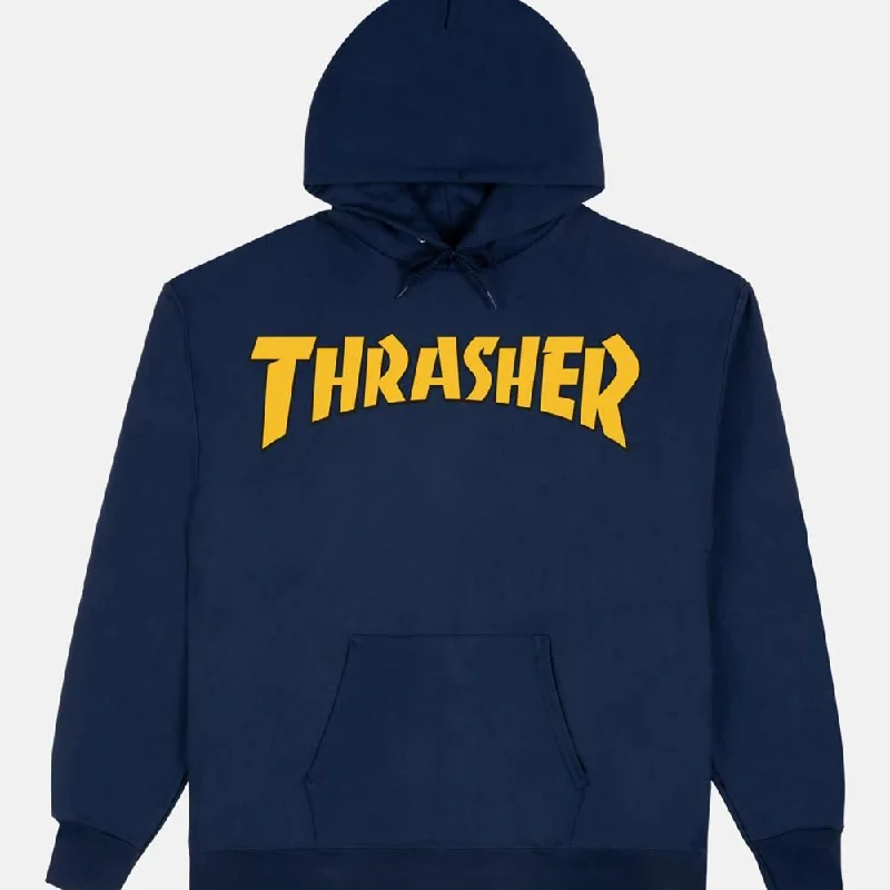 Thrasher Hoody Cover Logo - Navy