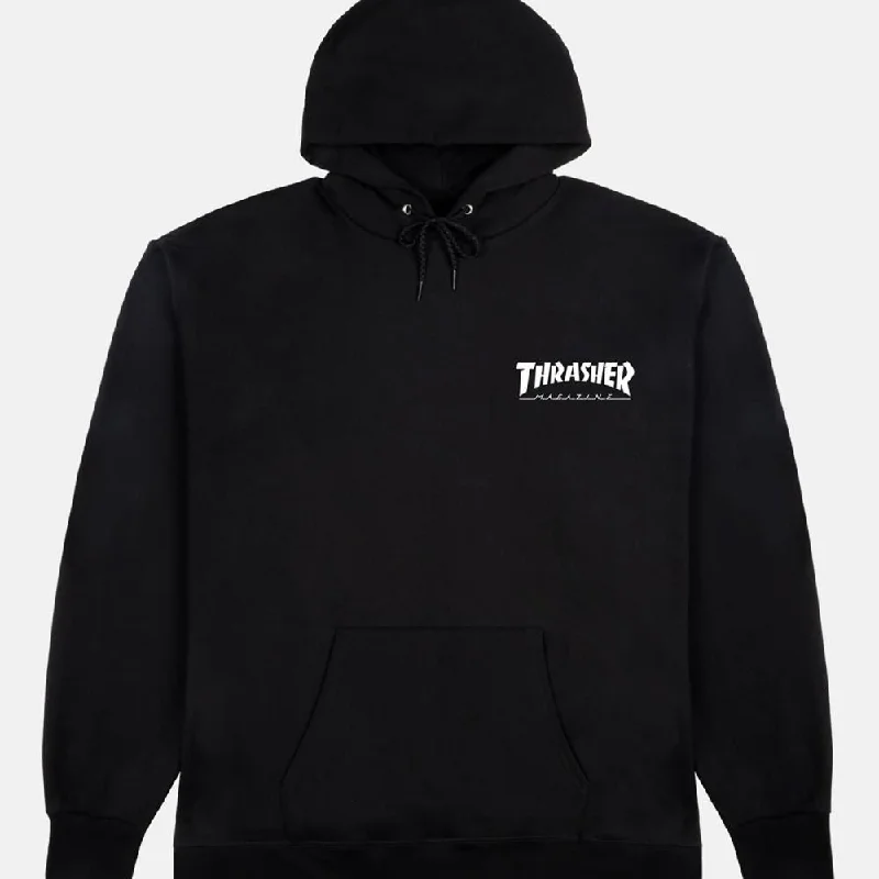 Thrasher Hoody Little Thrasher - Black