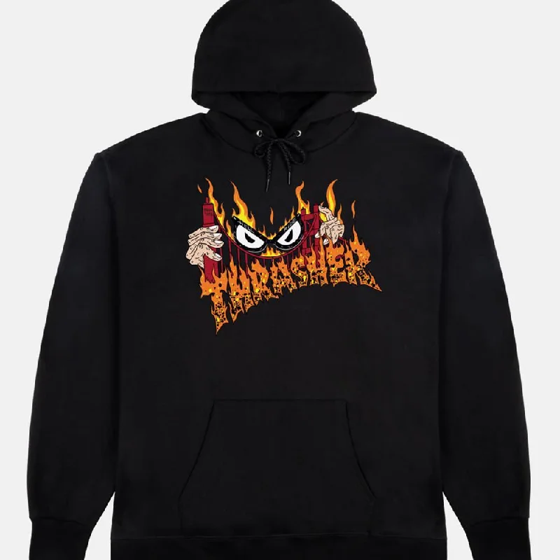 Thrasher Hoody Sucka Free By Neckface - Black