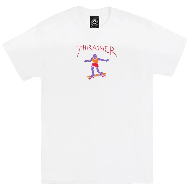 Thrasher T-Shirt Gonz Fill - White