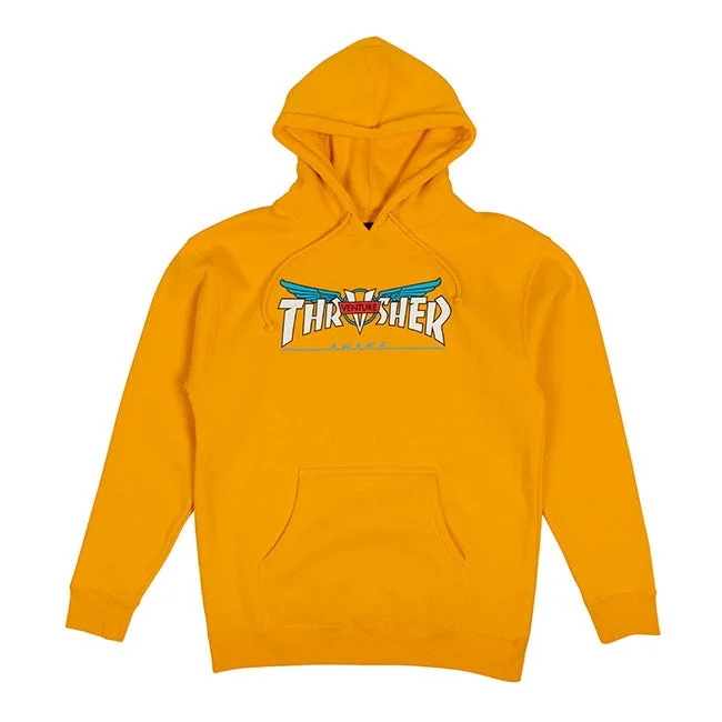 THRASHER x VENTURE HOODIE YELLOW