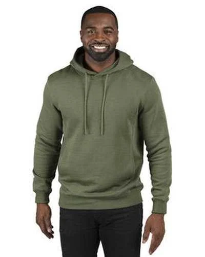 Threadfast Apparel 320H Unisex ULIGHTimate Fleece Pullover Hooded Sweatshirt - Army