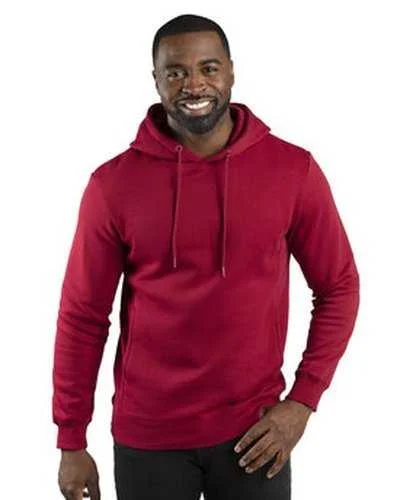 Threadfast Apparel 320H Unisex ULIGHTimate Fleece Pullover Hooded Sweatshirt - Burgundy