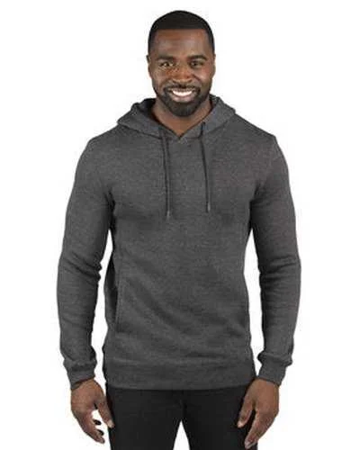 Threadfast Apparel 320H Unisex ULIGHTimate Fleece Pullover Hooded Sweatshirt - Charcoal Heather