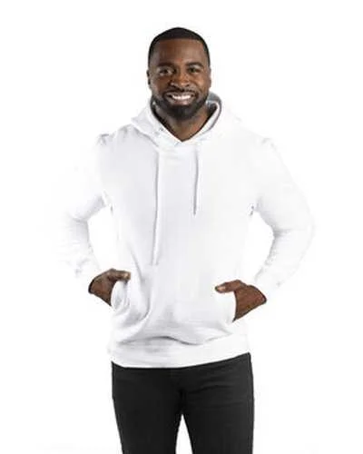 Threadfast Apparel 320H Unisex ULIGHTimate Fleece Pullover Hooded Sweatshirt - White