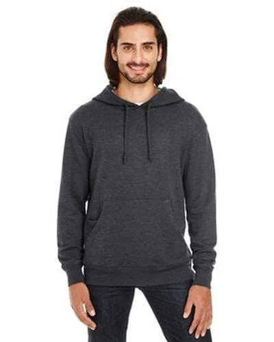 Threadfast Apparel 321H Unisex Triblend French Terry Hoodie - Black Heather