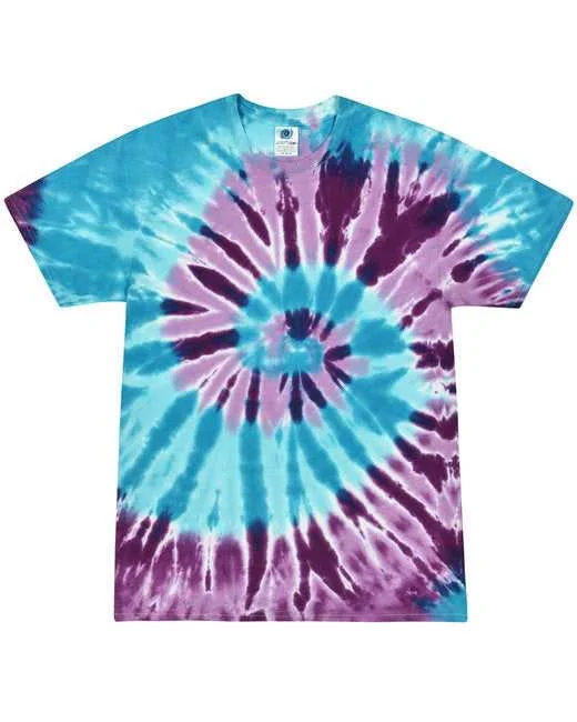 Tie-Dye CD100 Adult 54 oz, 100% Cotton T-Shirt - Barbados