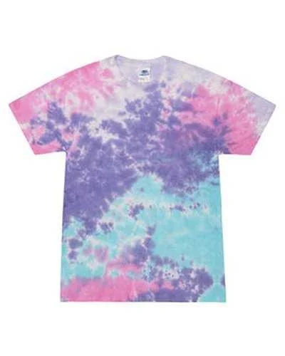 Tie-Dye CD100 Adult 54 oz, 100% Cotton T-Shirt - Cotton Candy