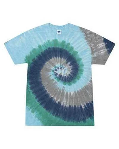 Tie-Dye CD100 Adult 54 oz, 100% Cotton T-Shirt - Earth