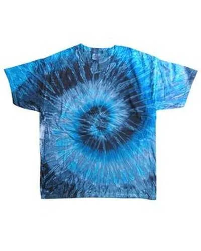 Tie-Dye CD100 Adult 54 oz, 100% Cotton T-Shirt - Evening Sky